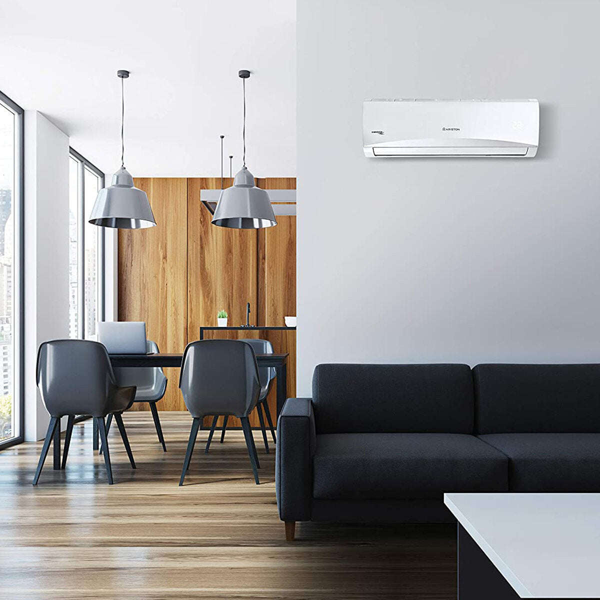 Ariston PRIOS R32 quadri split air conditioner 12000 + 12000 + 12000 + 18000 BTU inverter A ++ outdoor unit 10.6 kW