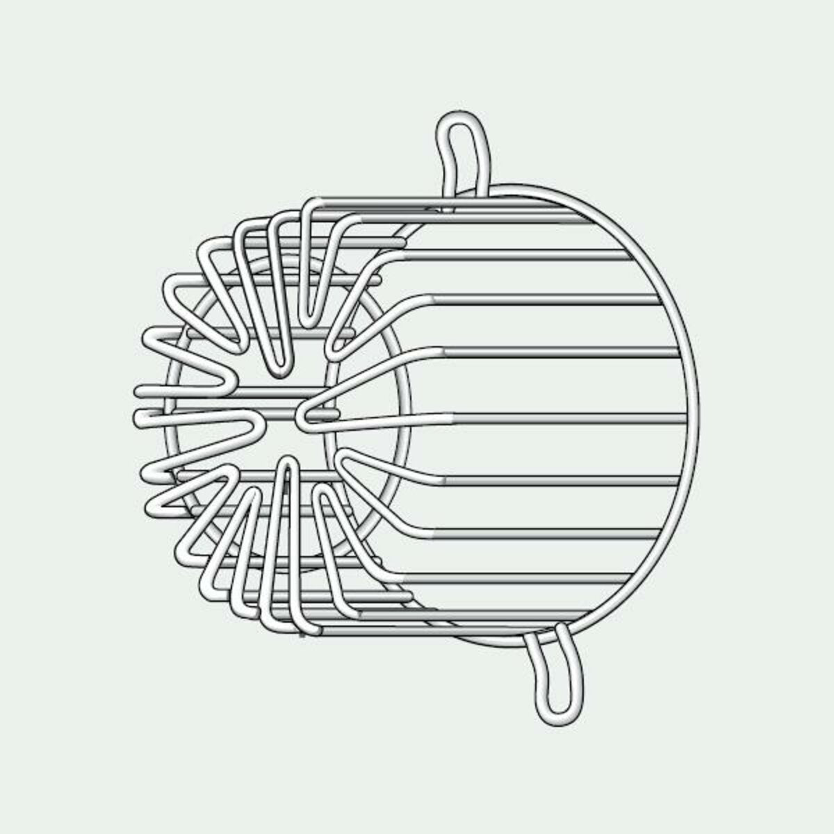 Protective grille for terminals (round)