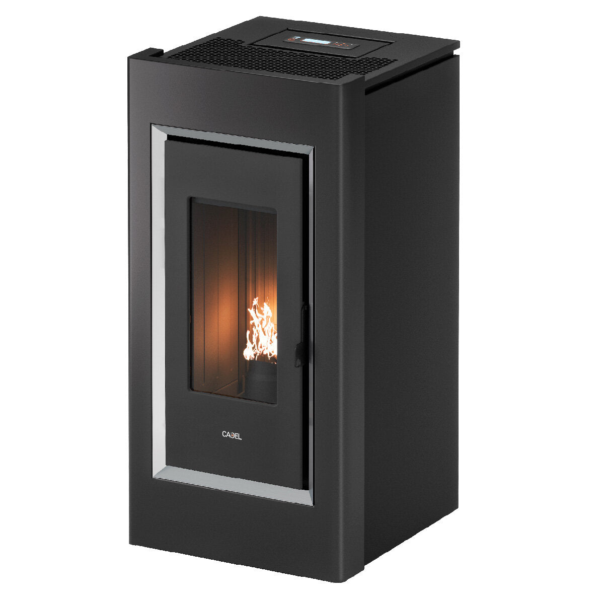 CADEL Prince Plus 11 kW anthracite pellet stove with ducted air and Wi-Fi