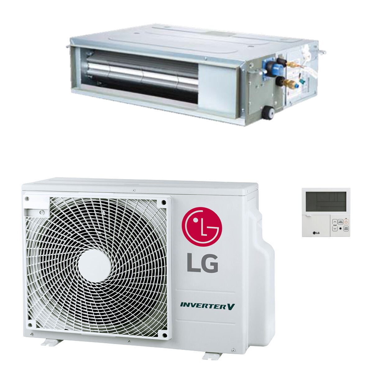 LG Ducted Air Conditioner CL Compact 18000 BTU R32 Inverter A/A - LOW HEAD