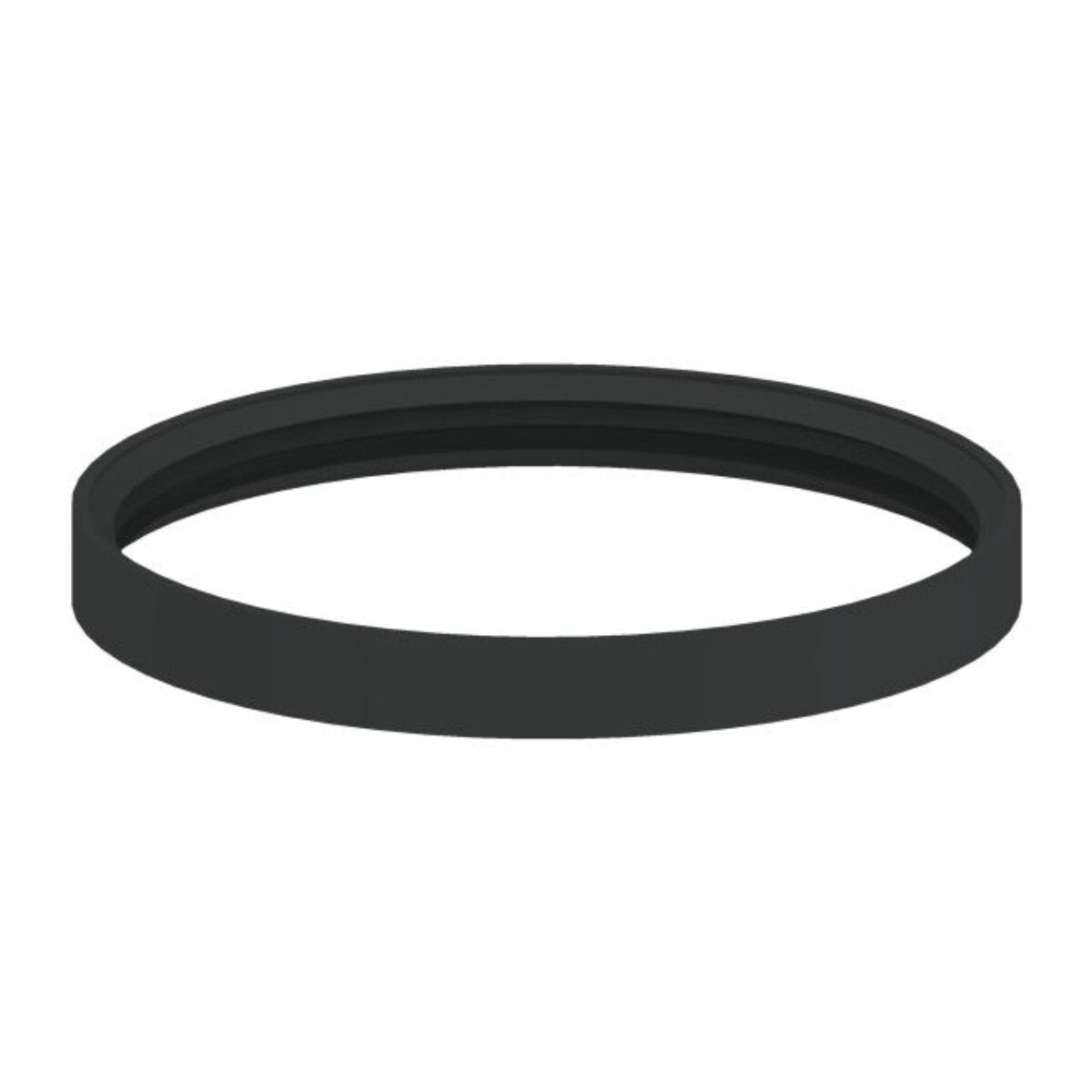 Black silicone gasket diam. 80 mm for pellet stove and pellet boiler fumes outlet