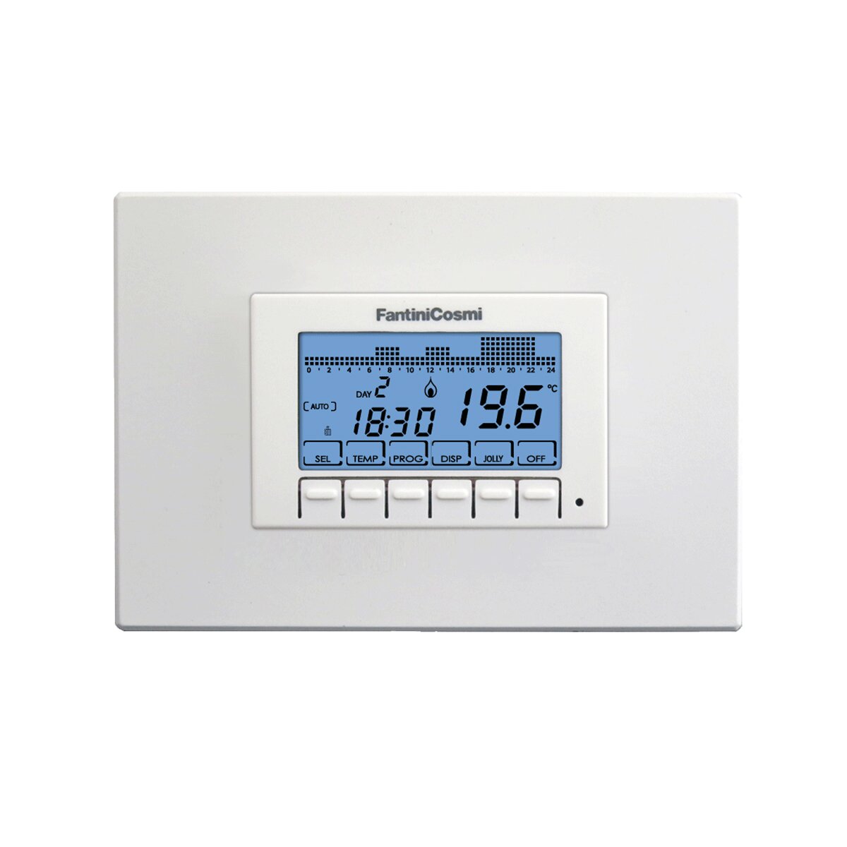 Fantini Cosmi Intellicomfort CH141A eingebauter elektronischer Mikroprozessor-Chronothermostat