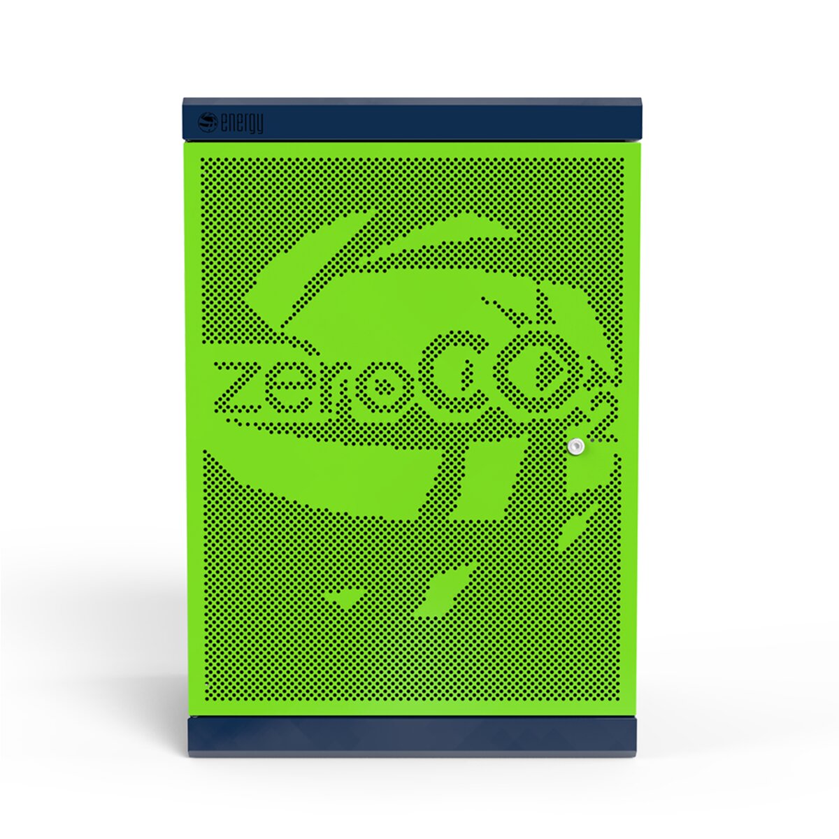 Energy Zero CO2 Rack Cabinet Sun Box 19 - 16U for photovoltaic storage batteries