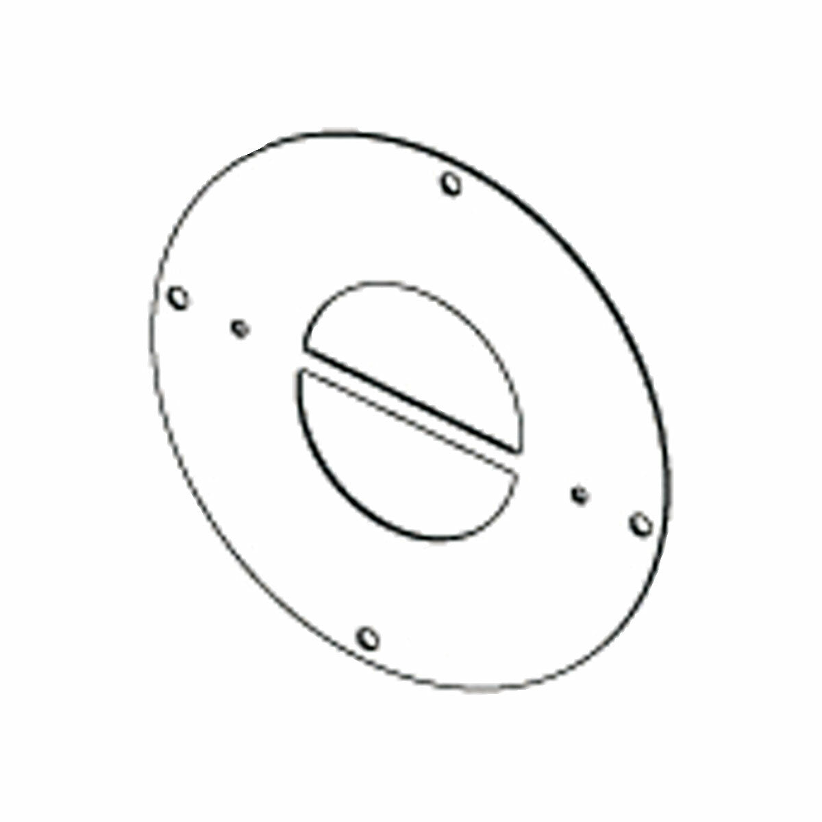 Flange for Fondital intake and exhaust terminal