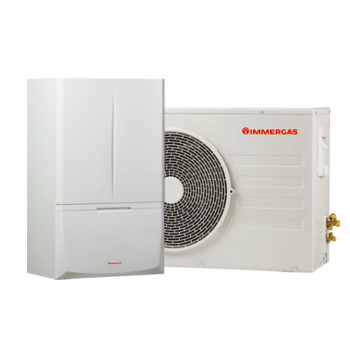 Immergas Magis Combo 9 V2 9-kW-Hybridsystem, das mit Erdgas betrieben wird