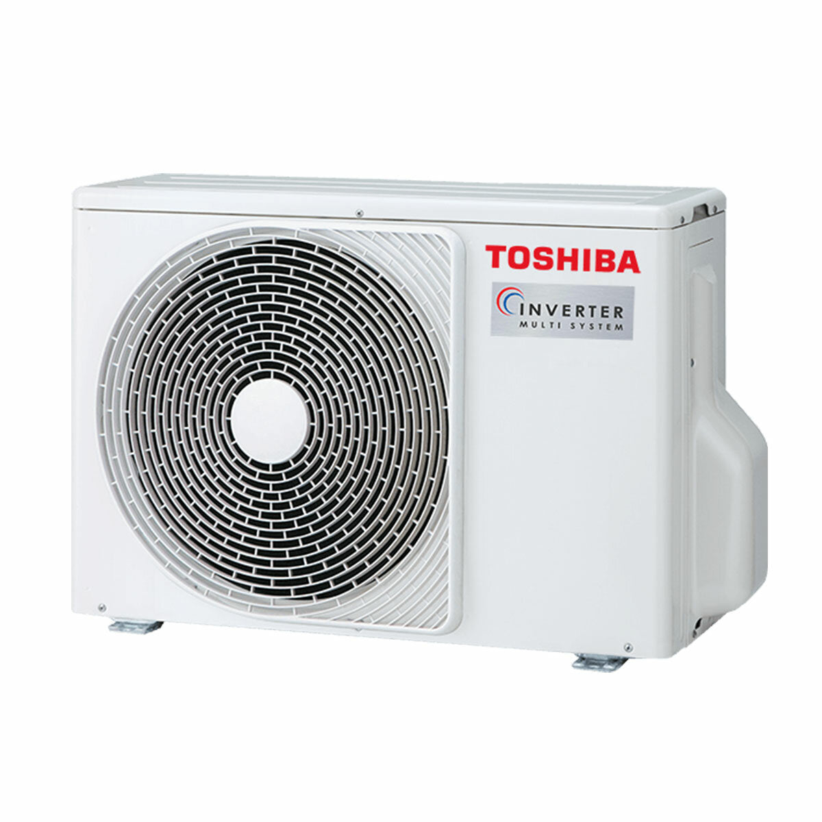 Climatiseur split d&#39;essai Toshiba Console J2 9000+12000+12000 BTU inverseur A+++ unité extérieure 7 kW 