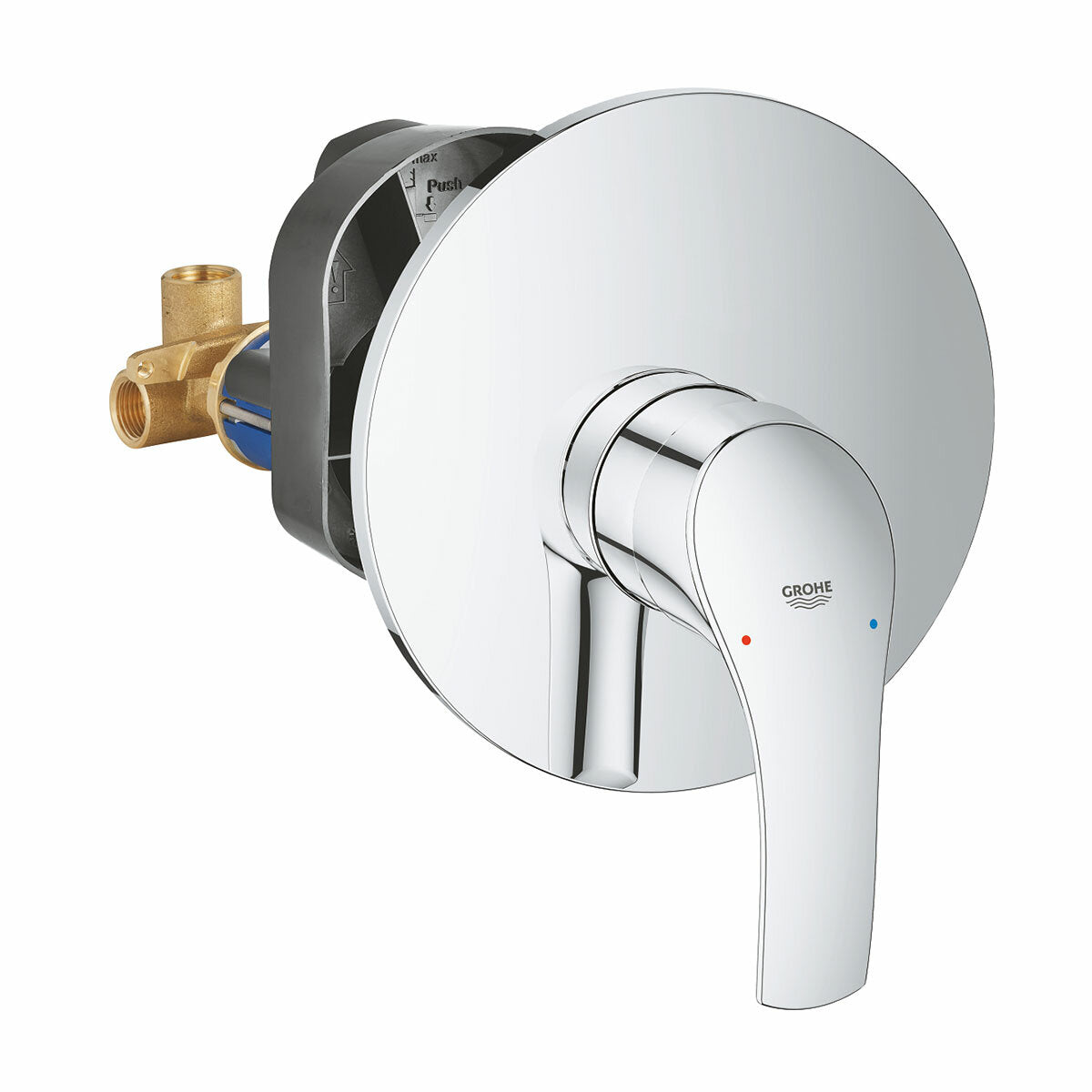 Grohe Eurosmart single lever built-in shower mixer