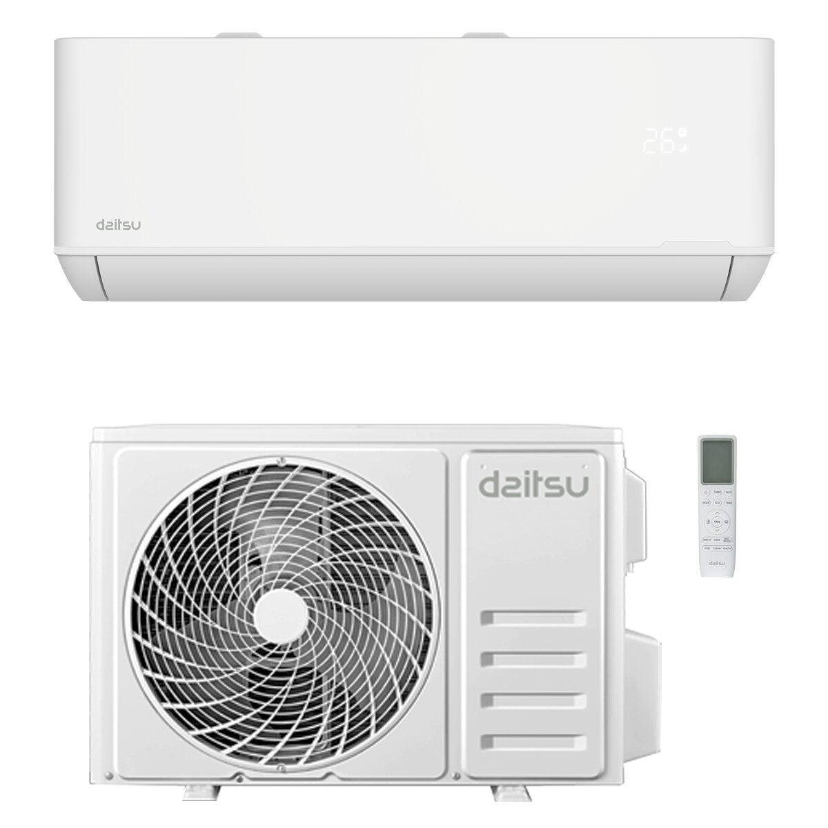 Climatiseur Daitsu Artic TP-4 9 000 BTU R32 Inverter WiFi A++/A+