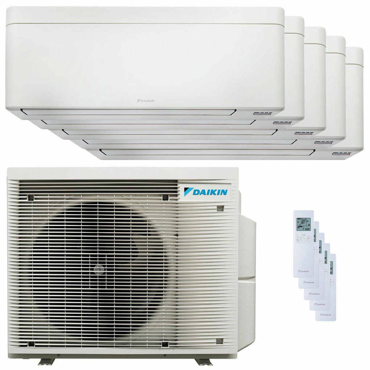 Daikin Stylish White penta split climatiseur 7000+7000+7000+9000+9000 BTU inverseur A++ wifi unité extérieure 7,8 kW