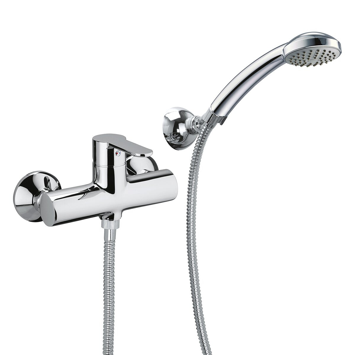 Paffoni BLU168D bath mixer with shower set without diverter