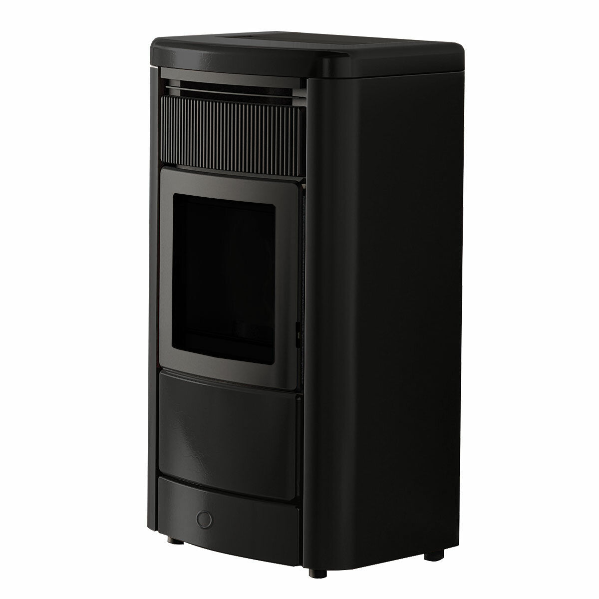 Pellet stove EK63 MONDAY150++ - Edilkamin group - 15 kW ducted air WiFi Dark gray