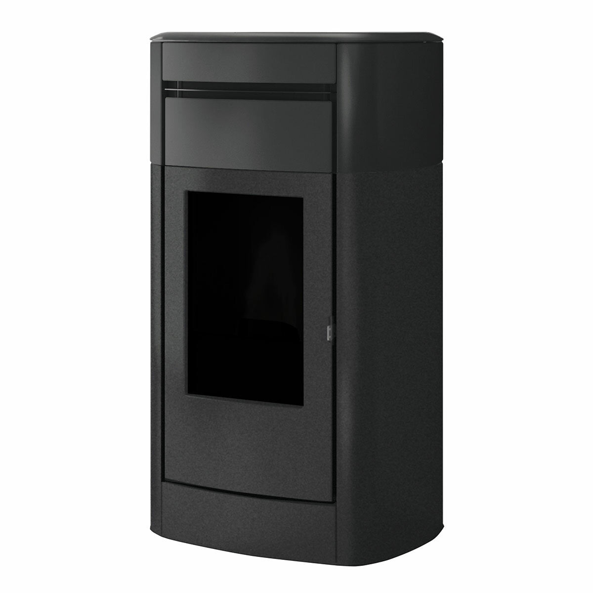 Poêle à granulés Edilkamin Vyda2 H 22 Up 22,8 kW Idro WiFi Gris foncé