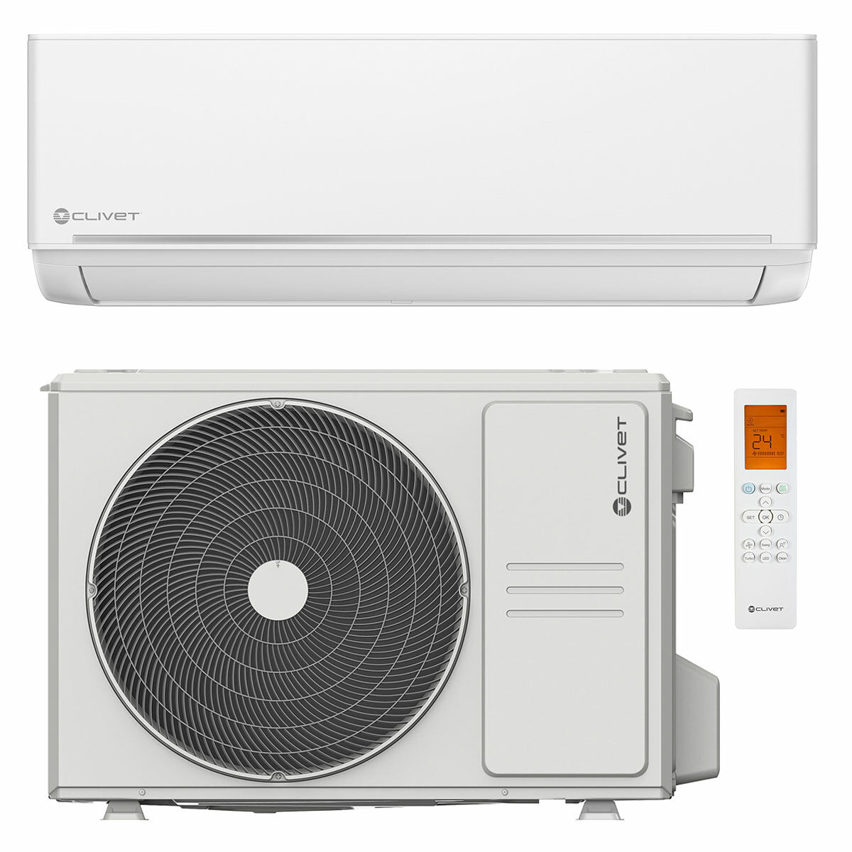 Clivet EZCool monosplit air conditioner 24000 BTU R32 Inverter A++