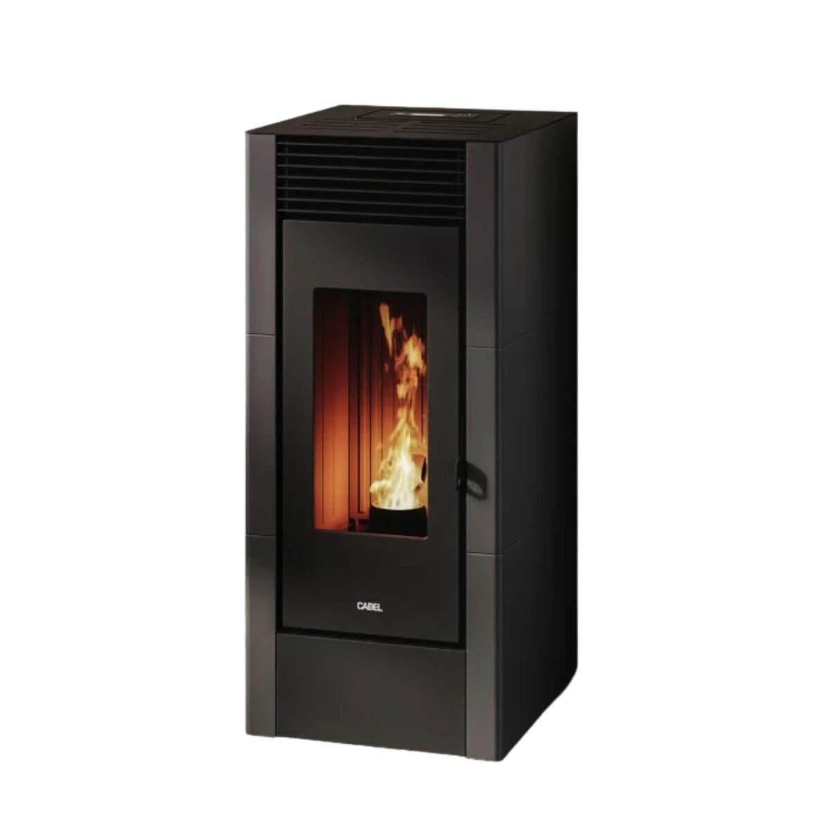 Poêle à granulés CADEL Cristal 11 avec arrivée d'air, 10,5 kW, WiFi, ANTHRACITE