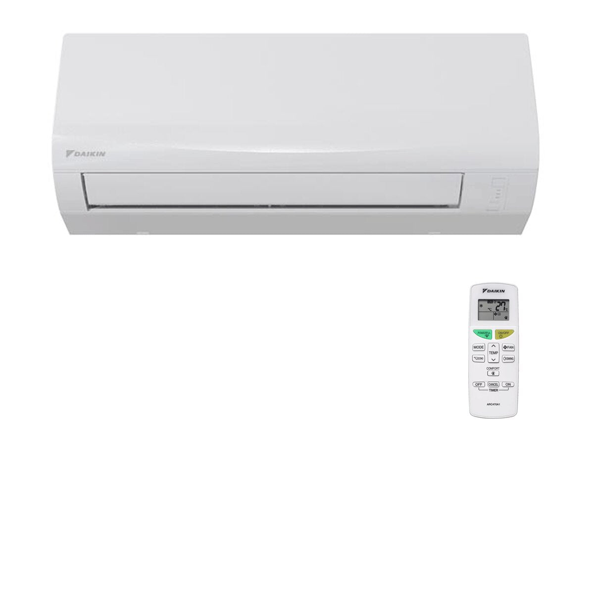 Climatiseur Daikin Sensira Multi Dual Split 7 000 + 9 000 BTU Inverter A++ Wi-Fi unité extérieure 5 kW 