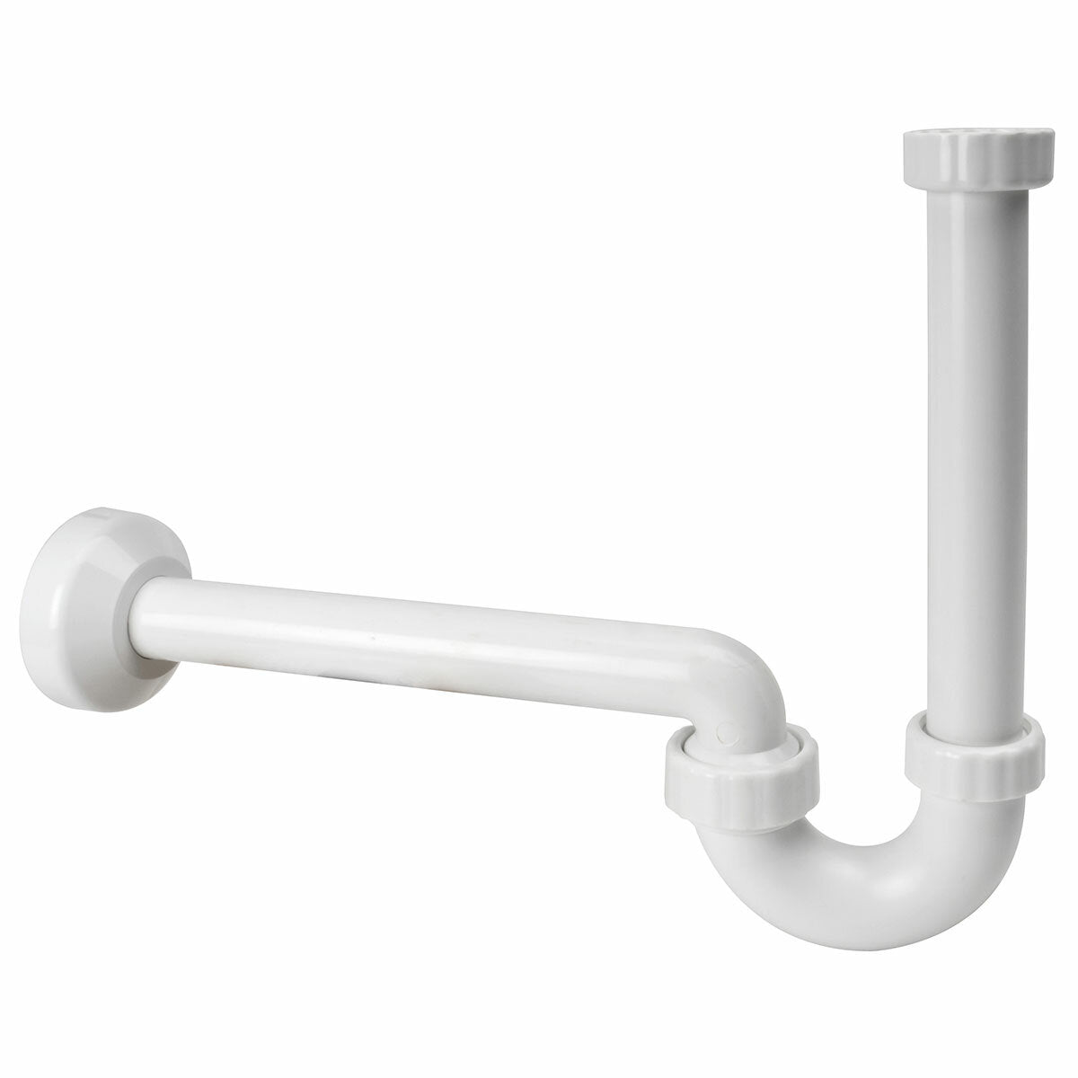 Valsir bidet siphon in white PP