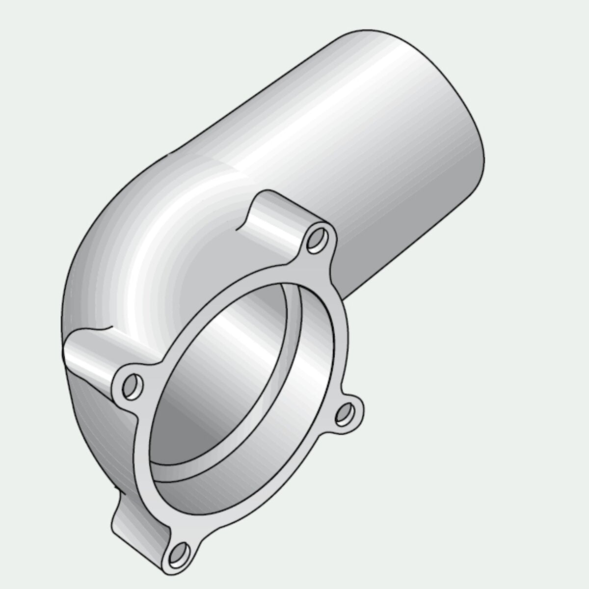 Starting curve for split exhaust