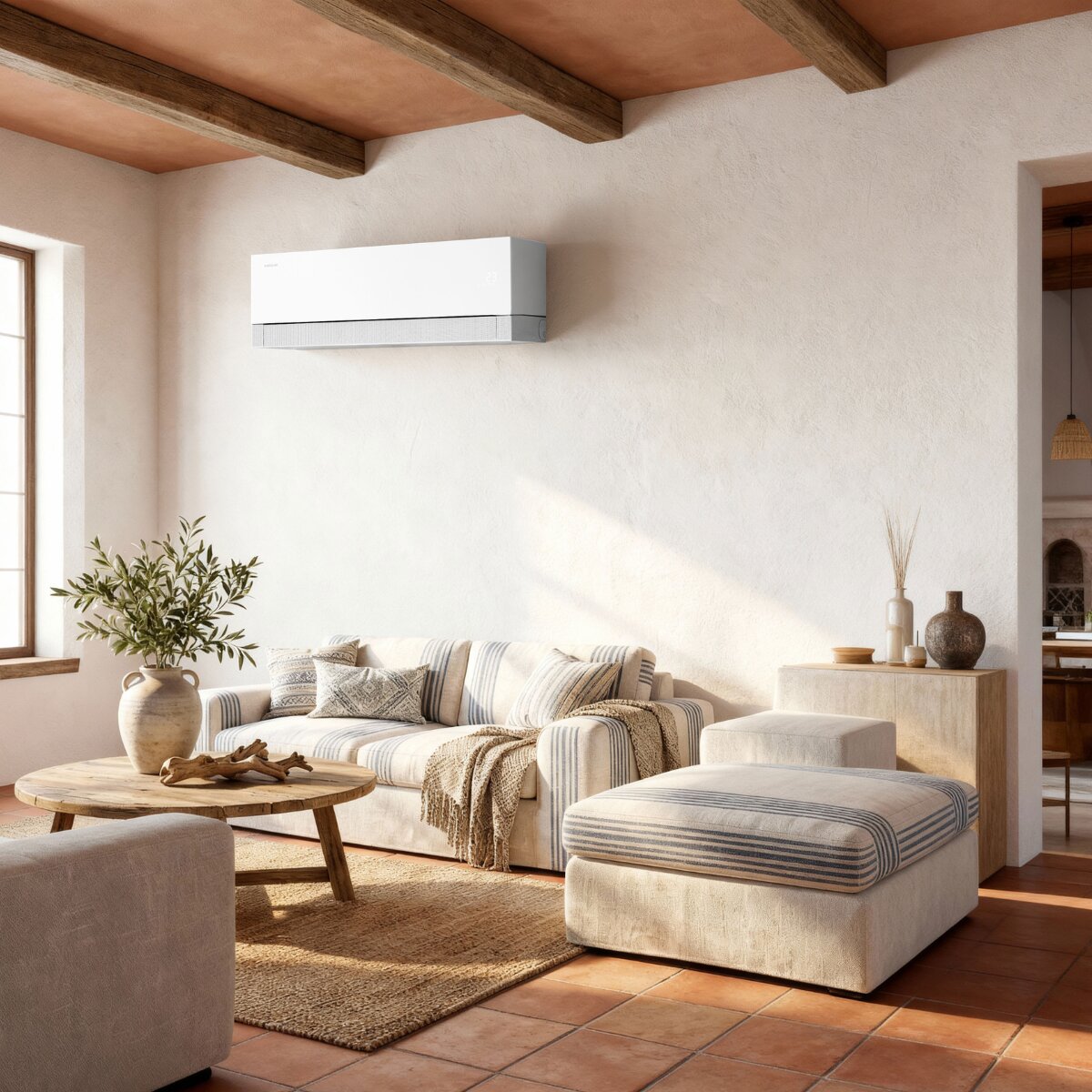 Samsung WindFree Première Klimaanlage 24000 BTU R32 Inverter AI WiFi A++/A+ – Essential White