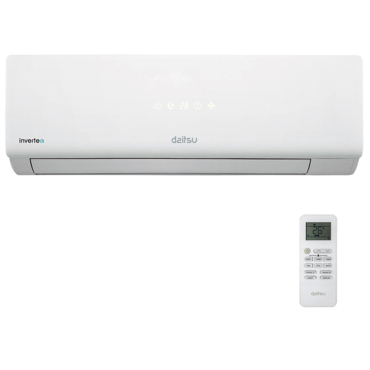 Climatiseur Daitsu - Groupe Fujitsu - Série ECO DT-2/3 double split 12 000 + 12 000 BTU Inverter A++ externe 7,9 kW