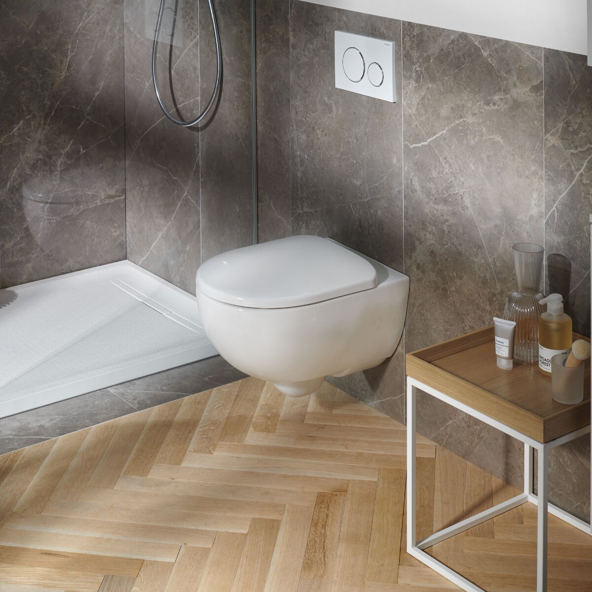WC suspendu Geberit Selnova Premium avec siège