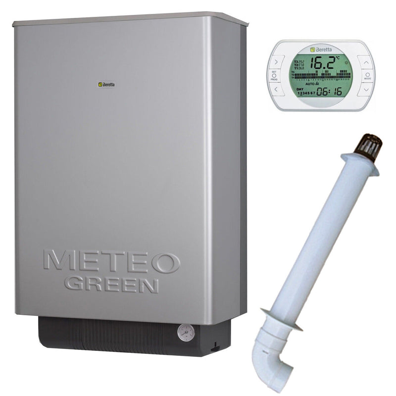 Beretta Meteo Green E 30 CSI condensing boiler 25 kW methane sealed chamber complete with fumes kit