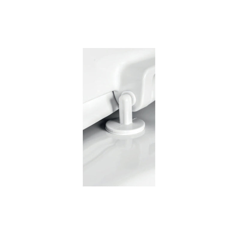 Geberit Selnova toilet seat with hinges in synthetic material and fixing from below