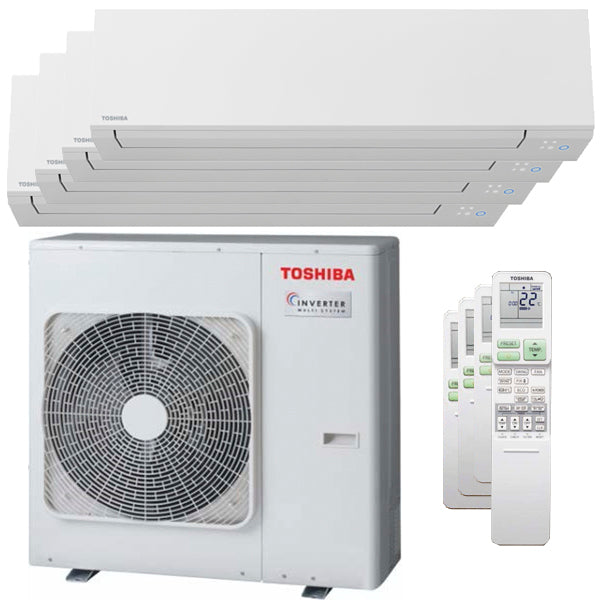 Toshiba SHORAI Edge Quadri split 5000 + 5000 + 7000 + 9000 BTU air conditioner A + wifi outdoor unit 8.0 kW