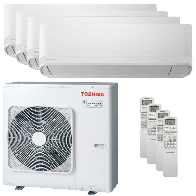 Toshiba NEW SEIYA square split air conditioner 5000 + 5000 + 5000 + 9000 BTU inverter A + outdoor unit 8.0 kW